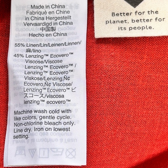 Madewell Red Boxy Ruffled Tank Top - Picture 4 of 9